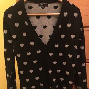Heart pattern cardigan!